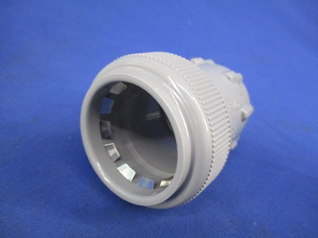 PF管用コネクタ(ワンタッチ型)(19個入)(グレー) FPK-28Y
