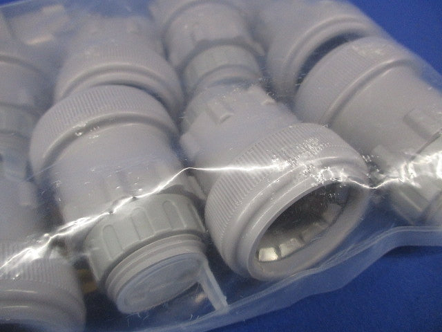 コネクタ PF管22用 グレー(10個価格) FPK-22YH-10