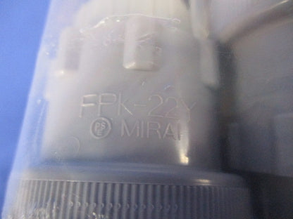 コネクタ PF管22用 グレー(10個価格) FPK-22YH-10