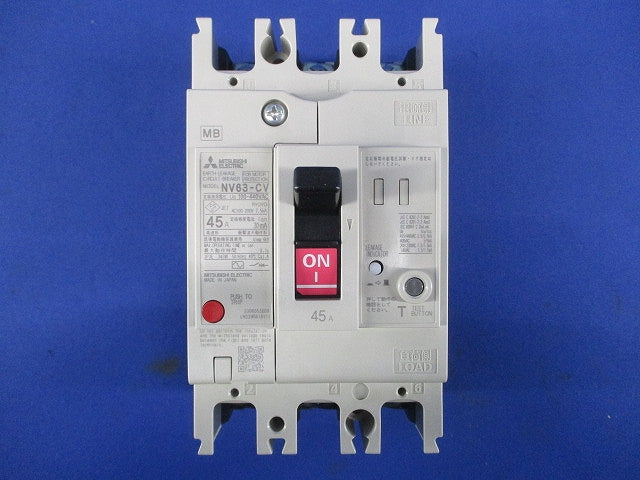 漏電遮断器 3P3E45A 100-440VAC 30mA NV63-CV3P3E45A30mA