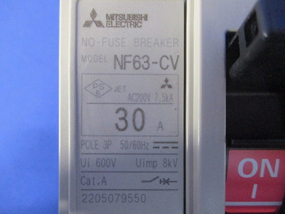 ノーヒューズブレーカ 3P30A NF63-CV3P30A