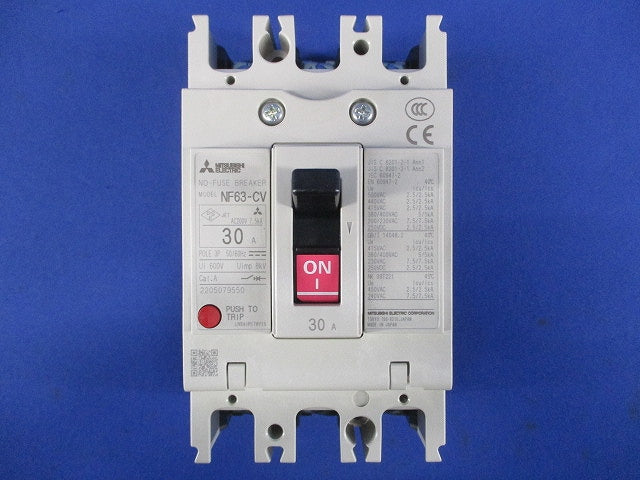 ノーヒューズブレーカ 3P30A NF63-CV3P30A