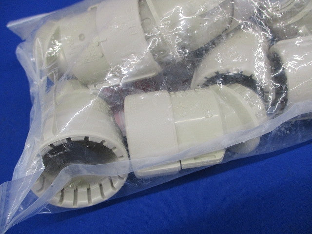30°曲がりコネクタ(Gタイプ)PF管22用 10個 FNK-22G-10