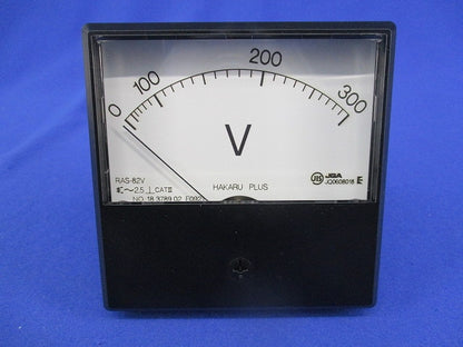 交流電圧計0-300V RAS-82V