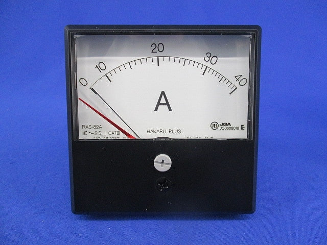 交流電流計 0-40A 40/5A RAS-82A
