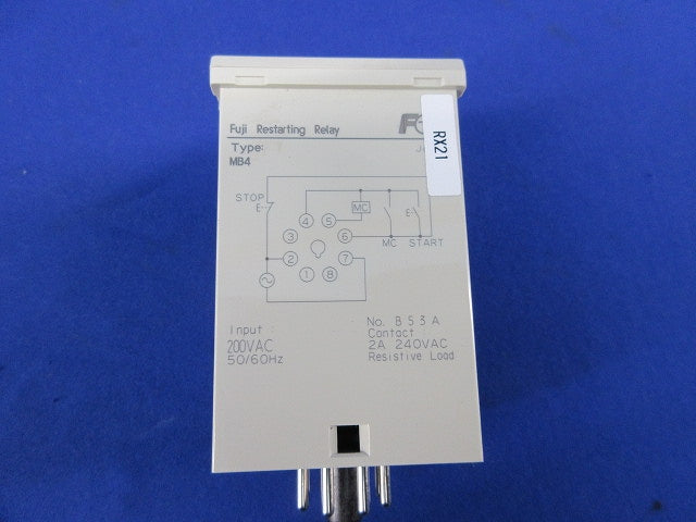 瞬停再始動リレー(0.2-30s)・スーパータイマセット MB4+TP48X