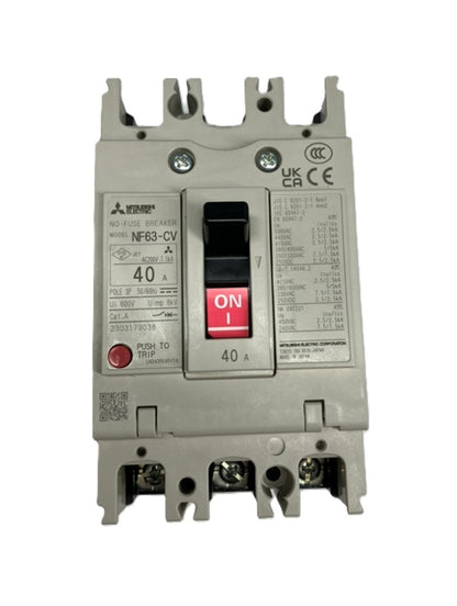 ノーヒューズ遮断器 3P40A NF63-CV3P40A