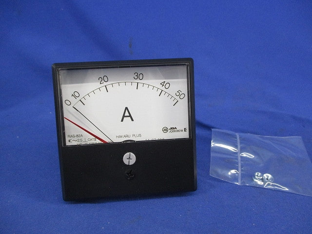 交流電流計 0-50A 50/5A RAS-82A