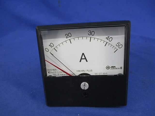 交流電流計 0-50A 50/5A RAS-82A