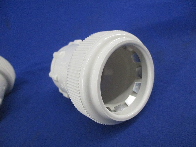 PF管用コネクタ(ワンタッチ型)(8個入)(ミルキーホワイト) FPK-28YM