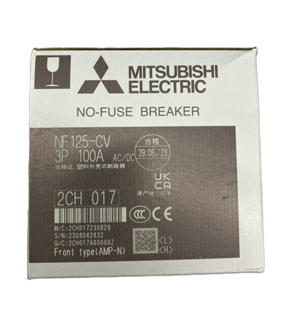 ノーヒューズ遮断器 3P100A NF125-CV3P100A