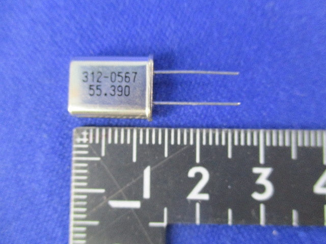 Quarts Crystal Unit 10個入 HC-49/U 55.390MHz