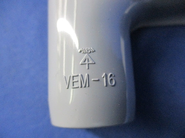 VE管カバー曲ガリ(10個入)(グレー) VEM-16
