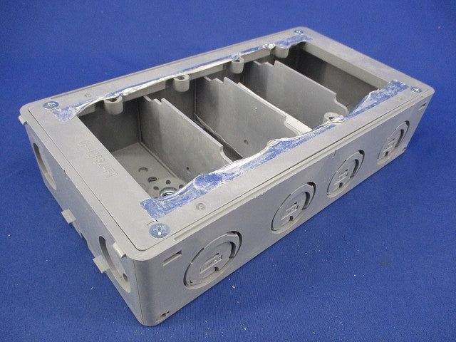 埋込スイッチボックス(塗代付)(グレー) OF-12PS4-FT