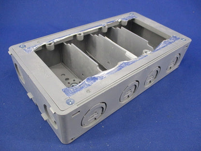 埋込スイッチボックス(塗代付)(グレー) OF-12PS4-FT