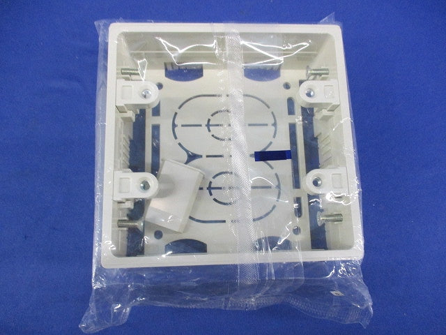 ニュー・エフモール付属品 露出ボックス 2個用 深型(ミルキーホワイト) SFBF2