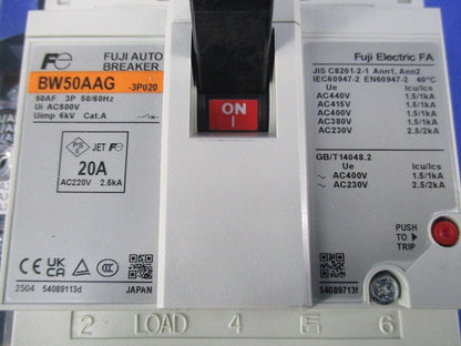 オートブレーカ 3P20A BW50AAG