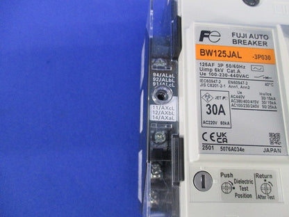 オートブレーカ3P30A BW125JAL