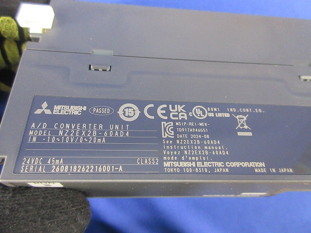 CC-Link IEフィールドネットワーク増設アナログ デジタル変換ユニット NZ2EX2B-60AD4