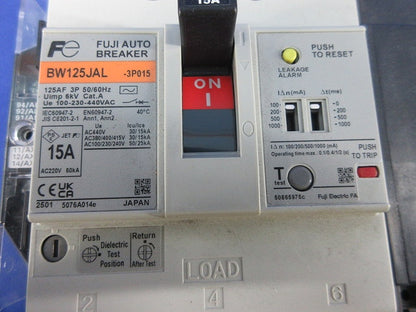 オートブレーカ3P15A BW125JAL