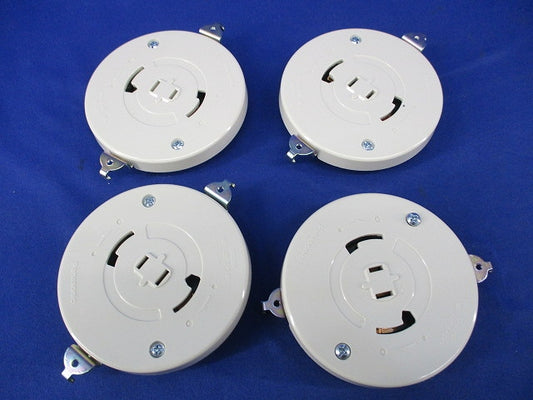 コンセント付引掛埋込ローゼット(4個入) WG6420