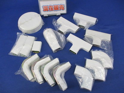 エムケーダクト付属品セット(混在18個入)(ホワイト) M121他
