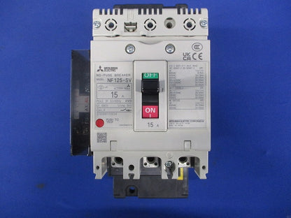 ノーヒューズブレーカ アラームスイッチ付 3P15A NF125-SV3P15A