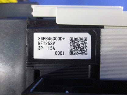 ノーヒューズブレーカ アラームスイッチ付 3P15A NF125-SV3P15A