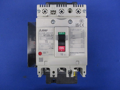 ノーヒューズブレーカ アラームスイッチ付 3P15A NF125-SV3P15A