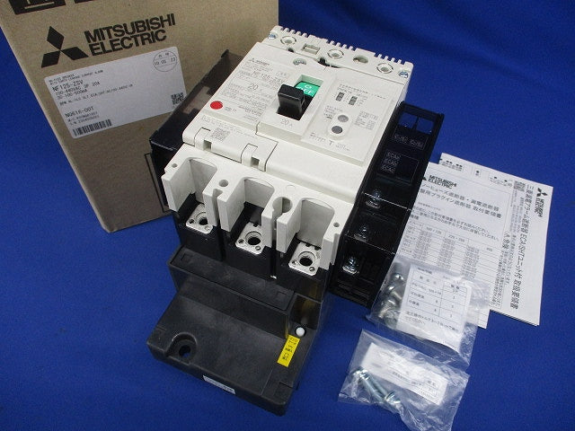 漏電アラーム遮断器 3P3E20A 100-440VAC 30・100・500ｍA NF125-ZSV3P20A