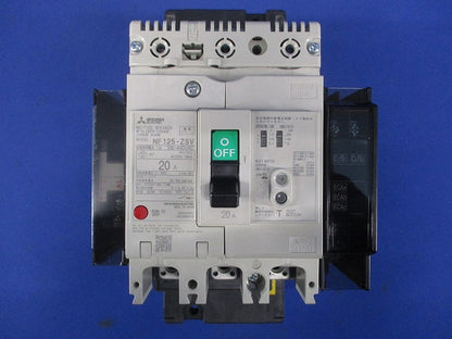 漏電アラーム遮断器 3P3E20A 100-440VAC 30・100・500ｍA NF125-ZSV3P20A