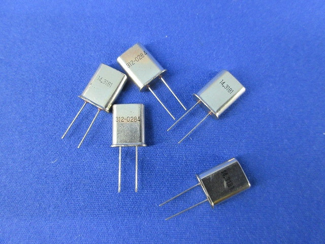 Crystal Unit 5個入 HC-49/U 14.318MHz
