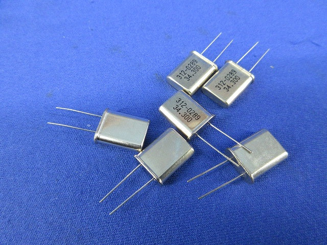 Crystal Unit 6個入 HC-49/U 34.300MHz