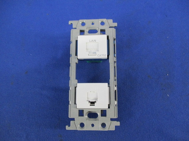 モジュラジャック(取付枠付)(3組入) NR3160W他