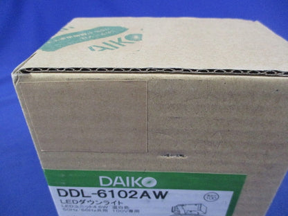 LEDダウンライトφ100(温白色) DDL-6102AW