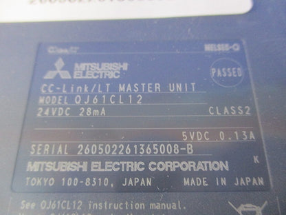 ネットワークユニット 24VDC 28ｍA QJ61CL12