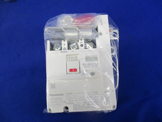 主幹用漏電ブレーカ3P2E100A(単3中性線欠相保護付) BJF-100 BJF3100325