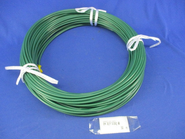 エコケーブル エコ絶縁電線50m(緑) EM IE/F5.5SQ
