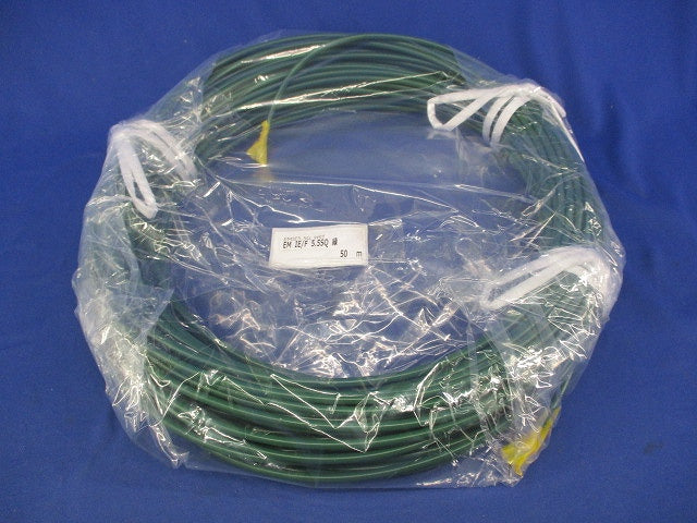 エコケーブル エコ絶縁電線50m(緑) EM IE/F5.5SQ