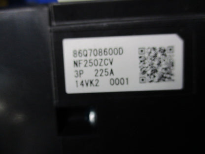 ノーヒューズブレーカ3P3E225A(アラームスイッチ付) NF250-ZCV