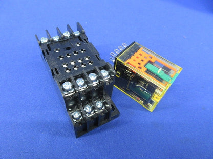 ユニバーサルリレー・リレーソケットセット RU4S-D24+SY4S-05DN