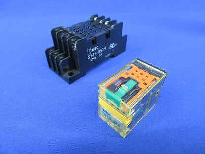 ユニバーサルリレー・リレーソケットセット RU4S-D24+SY4S-05DN