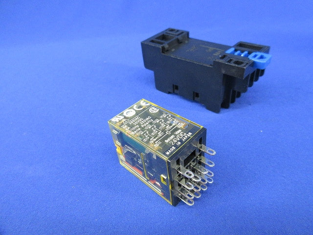 ユニバーサルリレー・リレーソケットセット RU4S-D24+SY4S-05DN