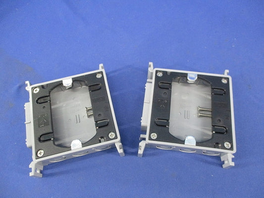 真壁用スイッチボックス(2個入)(グレー) SM30L