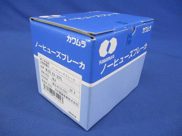 ノーヒューズブレーカ 単3中性線欠相保護付 3P2E30A AC110/220V NLGS63-30TL