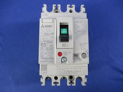 漏電遮断器3P3E60A NV63-CVE