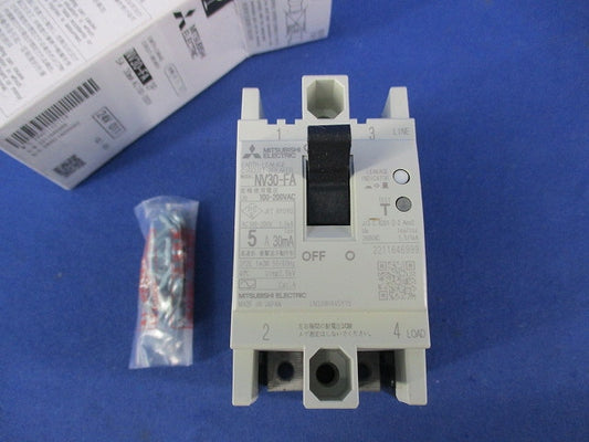 漏電遮断器2P2E5A NV30-FA