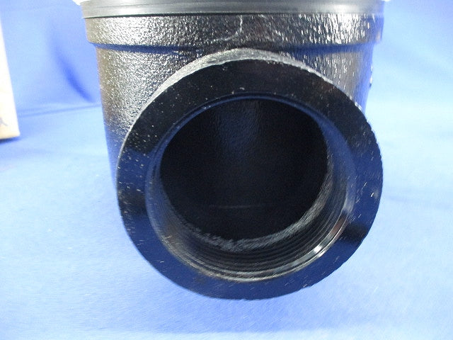 洗濯機パン用 鋳鉄製横引きトラップ PJ2003B