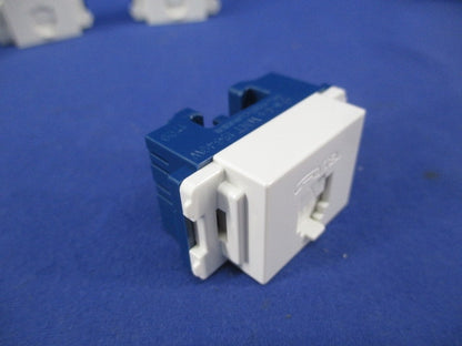 テレホンモジュラジャック6極4心(4個入)(ホワイト) WNT15649W