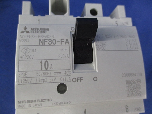 ノーヒューズブレーカ3P3E100A NF30-FA